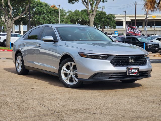 Solar Silver Metallic 2024 Honda Accord Sedan Front-Wheel Drive Continuously Variable Transmission
