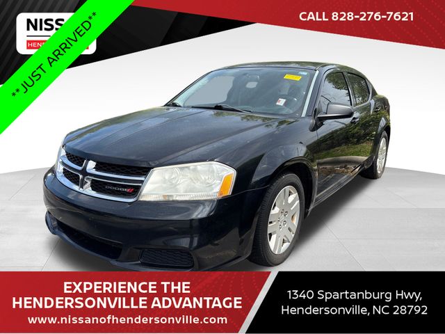 Black Clearcoat 2014 Dodge Avenger SE FWD Sedan Front-Wheel Drive Automatic