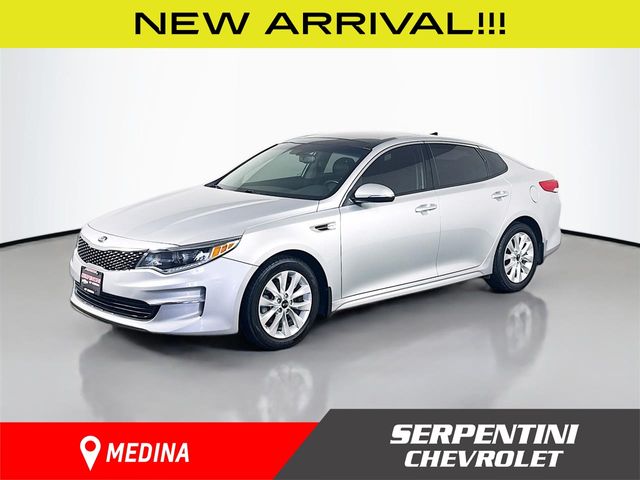 Sparkling Silver 2018 Kia Optima EX Sedan Front-Wheel Drive 6-Speed Automatic
