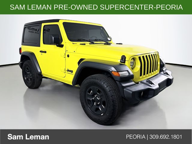 High Velocity Clearcoat 2024 Jeep Wrangler SUV / Crossover Four-Wheel Drive 6-Speed Manual