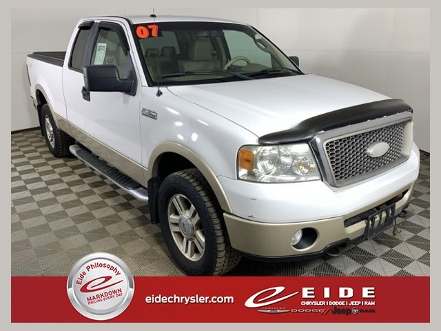 Oxford White Clearcoat 2007 Ford F-150 Pickup Truck Four-Wheel Drive 4-Speed Automatic Overdrive