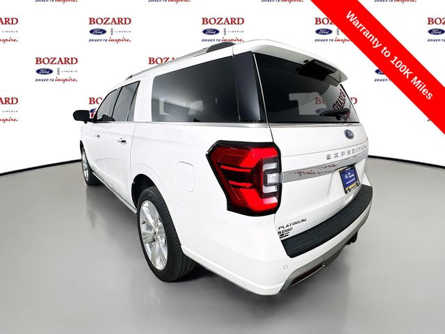 2024 White Metallic Ford Expedition Max Platinum 4X4 SUV