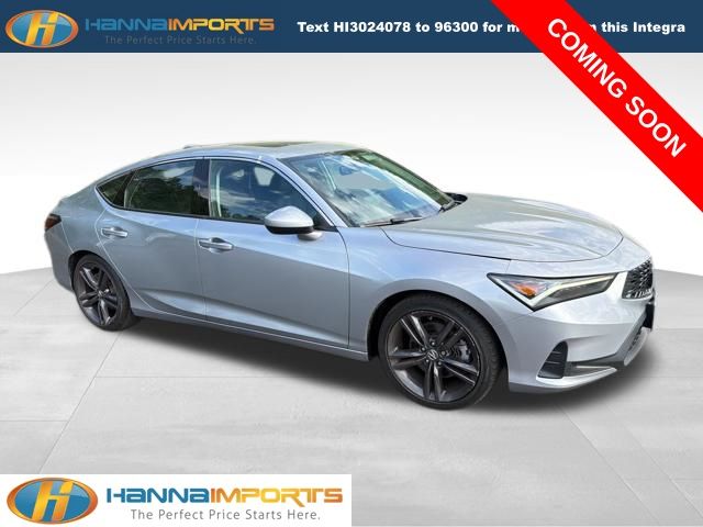 Lunar Silver Metallic 2023 Acura Integra FWD Sedan Front-Wheel Drive Continuously Variable Transmission
