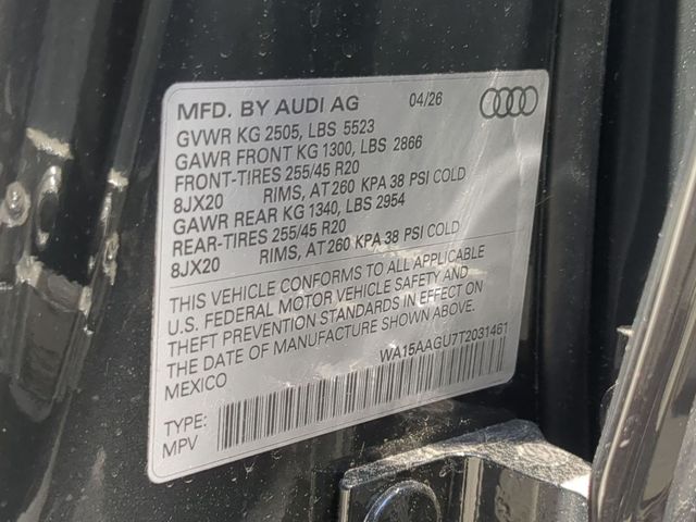 new 2026 Audi Q5 car, priced at $62,175