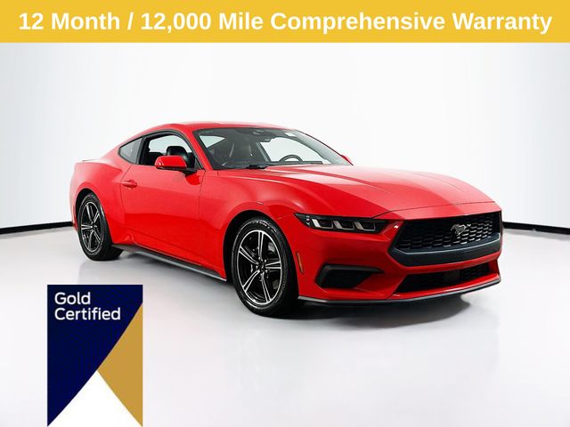Race Red 2024 Ford Mustang EcoBoost Premium Fastback RWD Coupe Rear-Wheel Drive Automatic