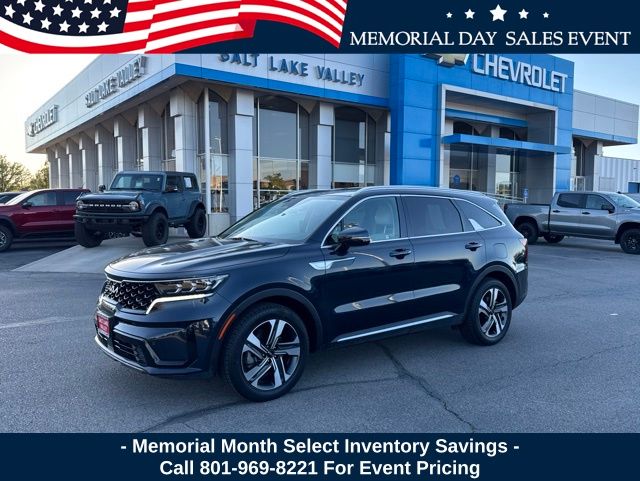 Gravity Blue 2022 Kia Sorento Plug-In Hybrid SX AWD SUV / Crossover All-Wheel Drive 6-Speed Automatic