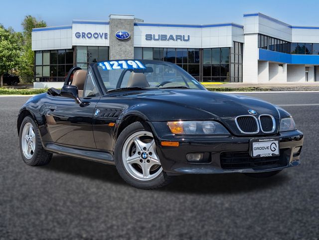 Black 1999 BMW Z3 2.3 Roadster RWD Convertible Rear-Wheel Drive 5-Speed Manual