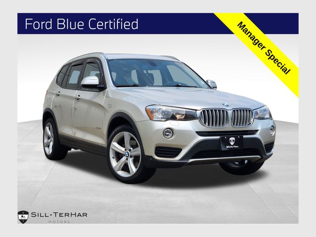 Mineral Silver Metallic 2017 BMW X3 SUV / Crossover Rear-Wheel Drive 8-Speed Automatic