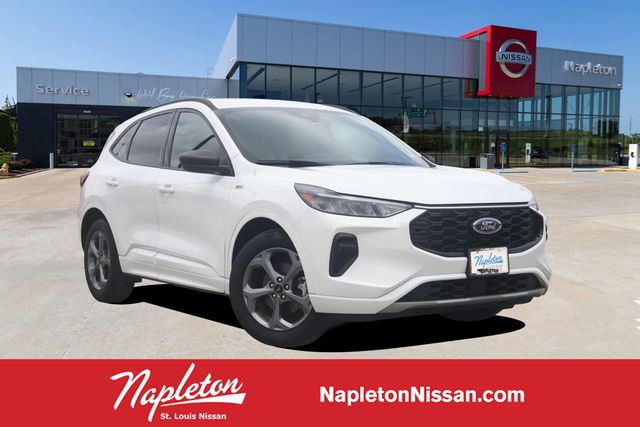 Oxford White 2023 Ford Escape Hybrid SUV / Crossover Front-Wheel Drive Continuously Variable Transmission