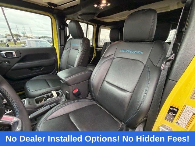 2023 Jeep Wrangler Rubicon 4xe Yellow at DeMontrond Gulf Freeway