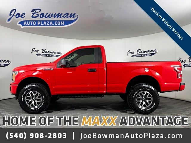 Race Red 2018 Ford F-150 Pickup Truck Four-Wheel Drive 10-Speed Automatic
