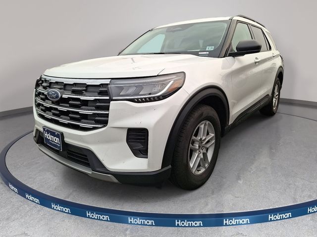 Star White Metallic Tri-Coat 2026 Ford Explorer SUV / Crossover All-Wheel Drive Automatic