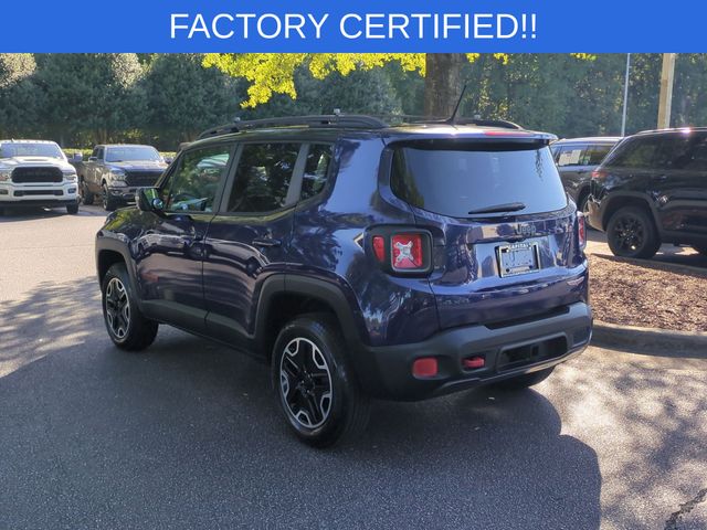 Used 2017 Blue Jeep Trailhawk image 3