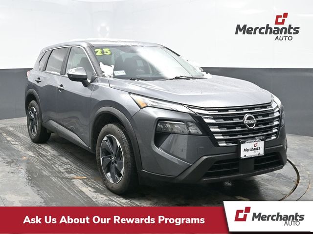 Gray (Gun Metallic) 2025 Nissan Rogue SV AWD SUV / Crossover All-Wheel Drive Continuously Variable Transmission