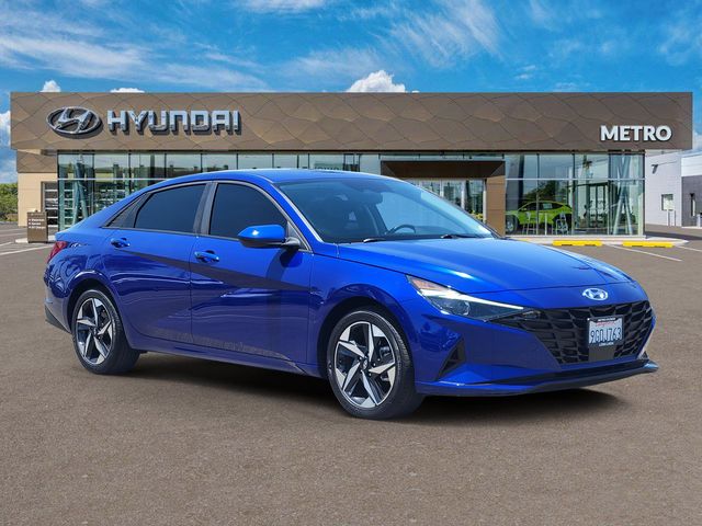 Intense Blue 2023 Hyundai Elantra Sedan Front-Wheel Drive Continuously Variable Transmission