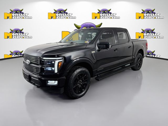 Black 2024 Ford F-150 Pickup Truck Four-Wheel Drive Automatic