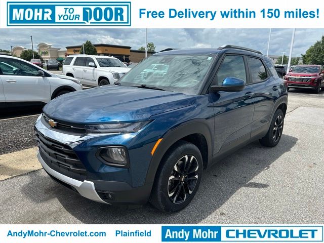 Pacific Blue Metallic 2021 Chevrolet Trailblazer SUV / Crossover Four-Wheel Drive 9-Speed Automatic
