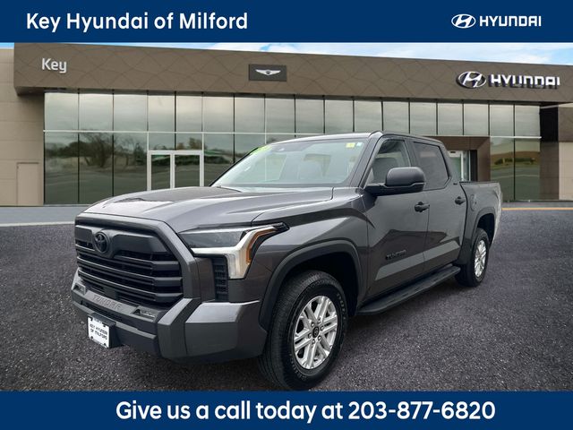 Magnetic Gray Metallic 2025 Toyota Tundra SR5 CrewMax Cab 4WD Pickup Truck Four-Wheel Drive Automatic