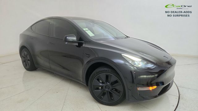 Black 2025 Tesla Model Y Long Range RWD SUV / Crossover Rear-Wheel Drive 1-Speed Automatic