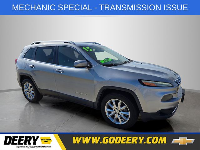 Billet Silver Metallic Clearcoat 2015 Jeep Cherokee SUV / Crossover Four-Wheel Drive 9-Speed Automatic
