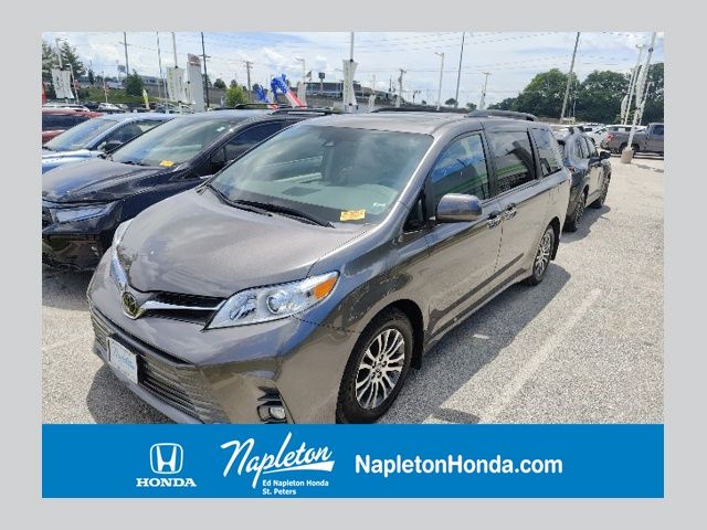 Predawn Gray Mica 2019 Toyota Sienna XLE 7-Passenger FWD with Auto-Access Seat Minivan Front-Wheel Drive 8-Speed Automatic