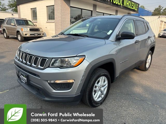 Billet Silver Metallic Clearcoat 2020 Jeep Compass SUV / Crossover Four-Wheel Drive 9-Speed Automatic