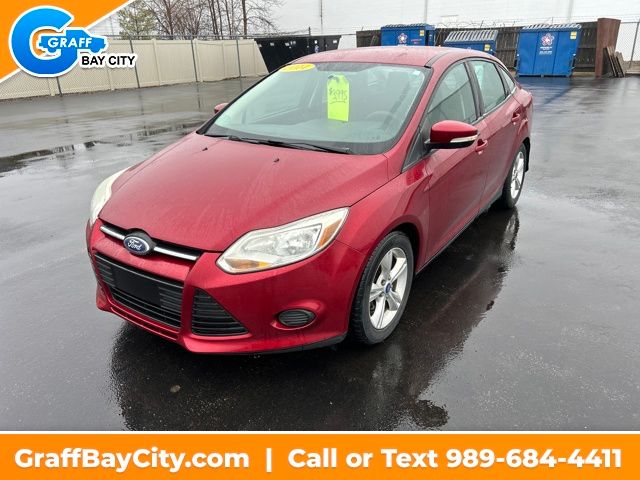 Ruby Red 2014 Ford Focus SE Sedan Front-Wheel Drive 6-Speed Automatic