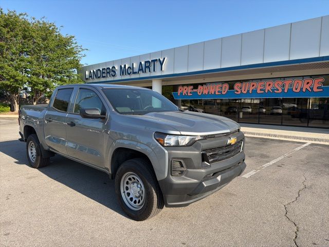 Sterling Gray Metallic 2024 Chevrolet Colorado Work Truck Crew Cab RWD Pickup Truck 4X2 8-Speed Automatic