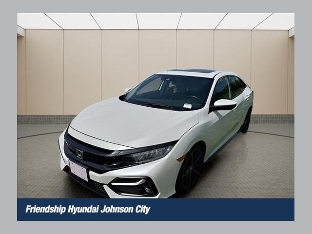 White 2021 Honda Civic Hatchback Hatchback Front-Wheel Drive Continuously Variable Transmission