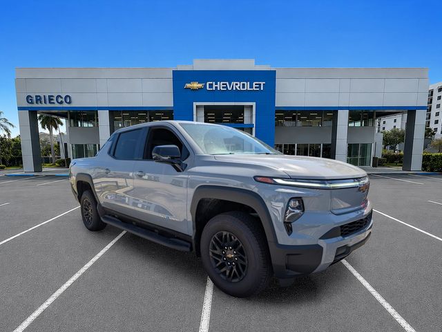 Slate Gray Metallic 2026 Chevrolet Silverado EV LT Crew Cab (Standard Range) e4WD Pickup Truck All-Wheel Drive 1-Speed Automatic