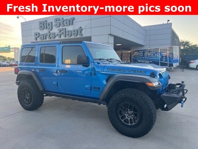 2022 Jeep Wrangler Unlimited High Tide Blue at Wharton Ford