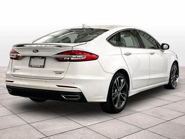 2019 Ford Fusion Titanium White at Grove City Ford