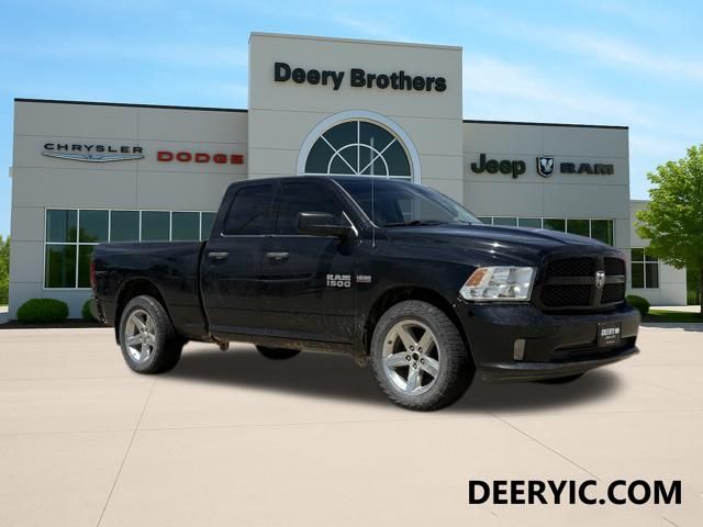 Black Clearcoat 2014 RAM 1500 Pickup Truck Four-Wheel Drive 6-Speed Automatic
