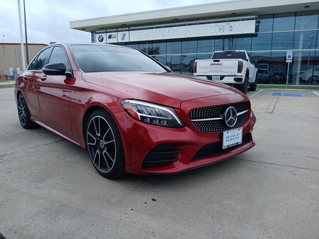 designo Cardinal Red Metallic 2019 Mercedes-Benz C-Class C 300 RWD Sedan Rear-Wheel Drive 9-Speed Automatic