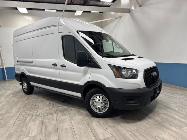 Oxford White 2025 Ford Transit Cargo Van All-Wheel Drive 