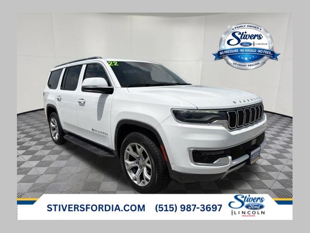 Bright White Clearcoat 2022 Jeep Wagoneer SUV / Crossover Four-Wheel Drive 8-Speed Automatic
