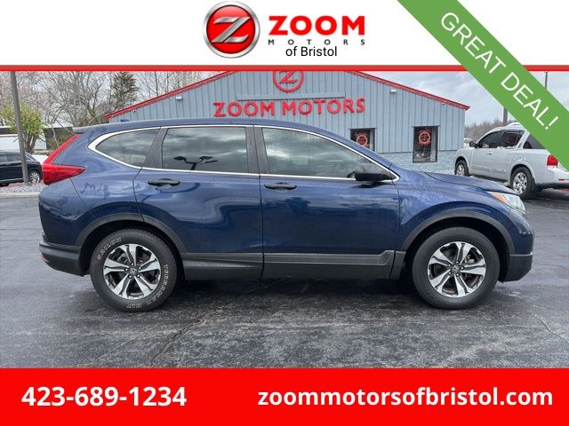 Blue 2018 Honda CR-V SUV / Crossover Front-Wheel Drive Continuously Variable Transmission