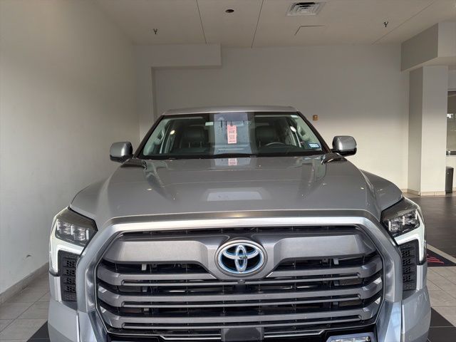 2024 Toyota Tundra Hybrid Limited Silver at Gullo Toyota