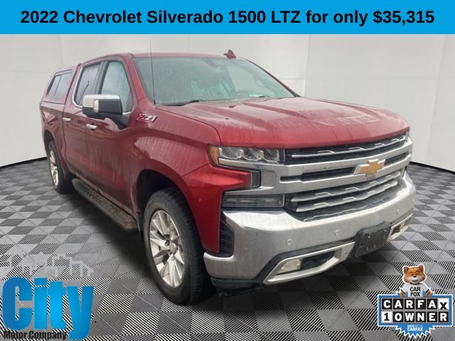 Cherry Red Tintcoat 2022 Chevrolet Silverado 1500 Pickup Truck Four-Wheel Drive 8-Speed Automatic