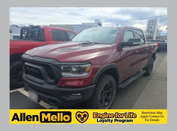 Delmonico Red Pearlcoat 2022 RAM 1500 Rebel Crew Cab 4WD Pickup Truck Four-Wheel Drive 8-Speed Automatic