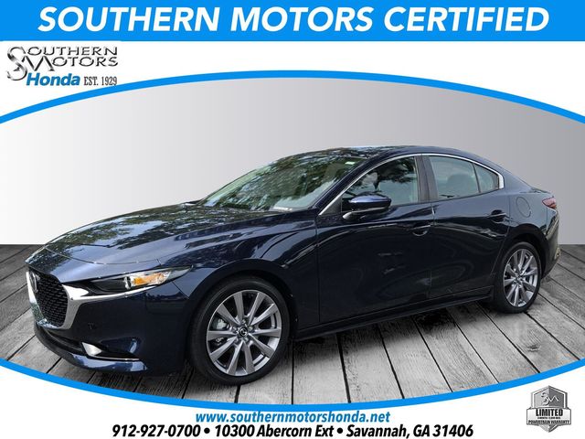 Deep Crystal Blue Mica 2023 Mazda MAZDA3 Sedan Front-Wheel Drive 6-Speed Automatic