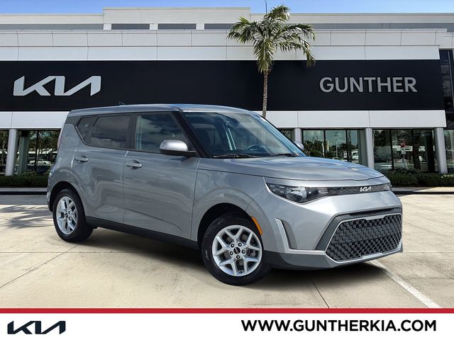 Steel Gray 2023 Kia Soul LX FWD SUV / Crossover Front-Wheel Drive Continuously Variable Transmission