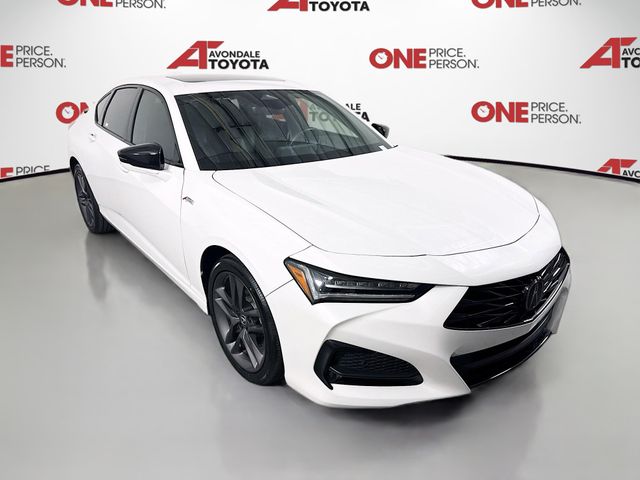 Platinum White Pearl 2024 Acura TLX Sedan All-Wheel Drive Automatic