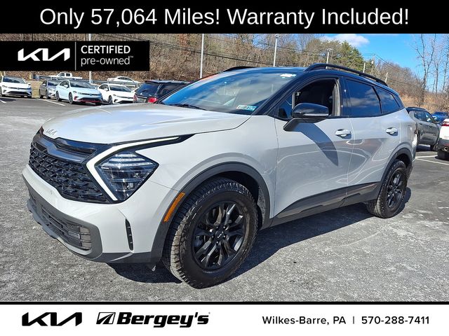 Wolf Gray/Ebony Black Roof 2023 Kia Sportage X-Pro Prestige AWD SUV / Crossover All-Wheel Drive 8-Speed Automatic
