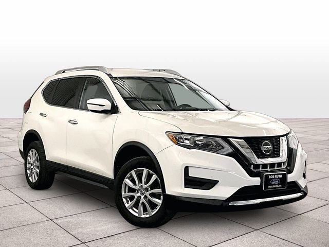 2018 Nissan Rogue SV White at Phil Fitts Ford