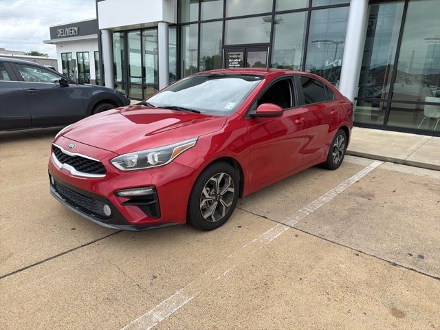 Currant Red 2020 Kia Forte LXS FWD Sedan Front-Wheel Drive Continuously Variable Transmission