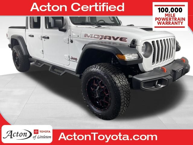Bright White Clearcoat 2021 Jeep Gladiator Mojave Crew Cab 4WD Pickup Truck Four-Wheel Drive 8-Speed Automatic