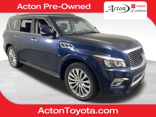Hermosa Blue 2016 INFINITI QX80 4WD SUV / Crossover All-Wheel Drive 7-Speed Automatic
