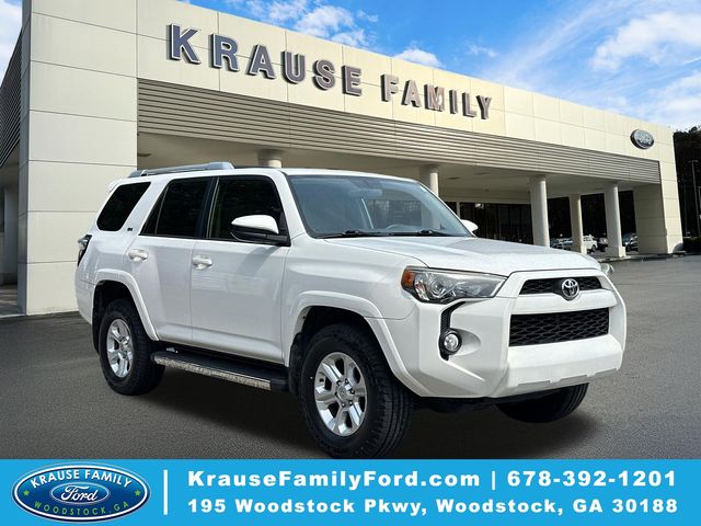 Super White 2016 Toyota 4Runner SR5 4WD SUV / Crossover Four-Wheel Drive 5-Speed Automatic Overdrive