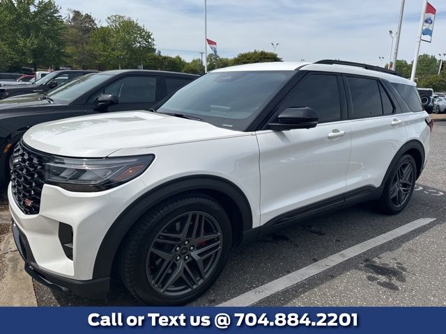 White Metallic 2025 Ford Explorer ST AWD SUV / Crossover All-Wheel Drive Automatic